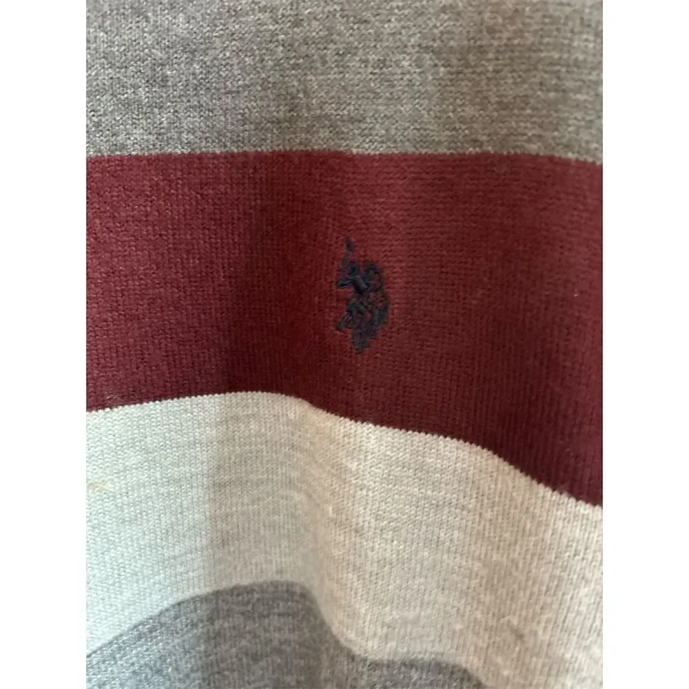 U.S. Polo Assn. Men's‎ XXL Striped Crew Neck Sweater Multicolor Pullover
